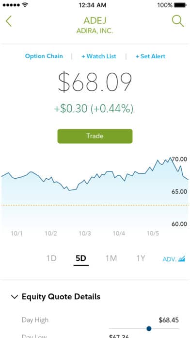 Fidelity Screenshot Fidelity Investing App Screenshot