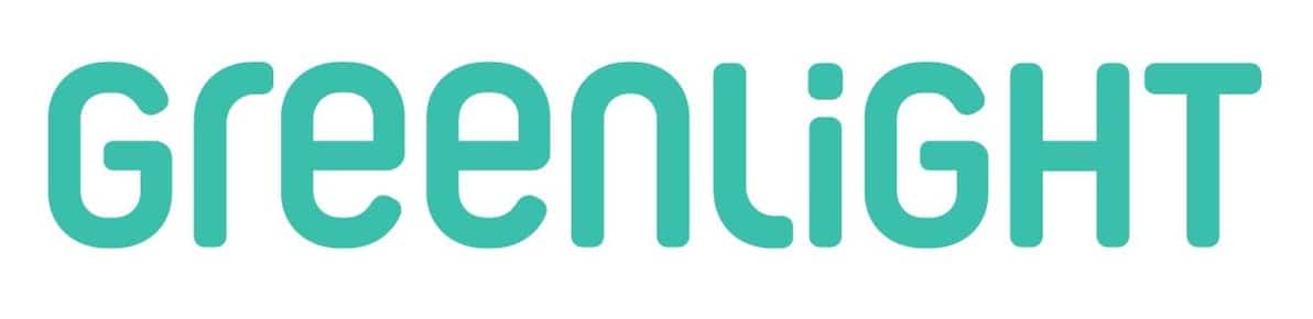 Greenlight logo debit card for kids: Greenlight