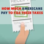 How Much Americans Pay To File Their Taxes