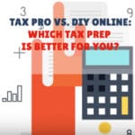 tax pro vs. DIY online