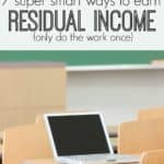 Building a residual income is a great way to reach financial freedom. You put in the hard work and continue to bring in a lifelong income.