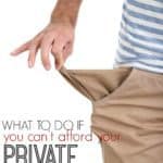 Can't Afford Your Private Student Loans