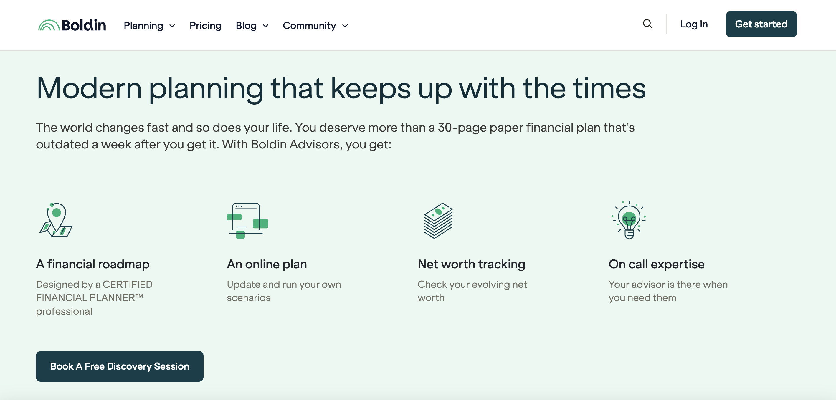 Boldin Financial Advisors Boldin Financial Advisors screenshot