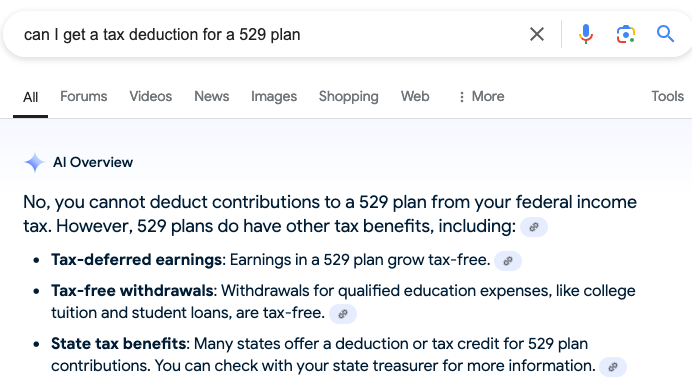 Can I Get A Tax Deduction For A 529 PLan Can I Get A Tax Deduction For A 529 Plan