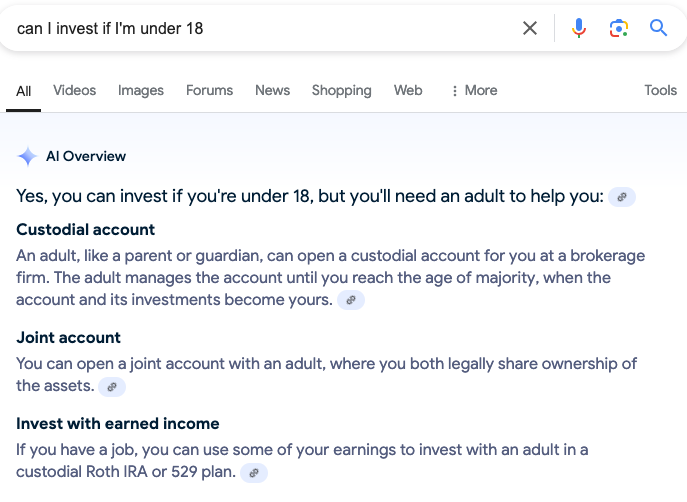 Can I invest if I'm under 18 Can I Invest If I'm Under 18?