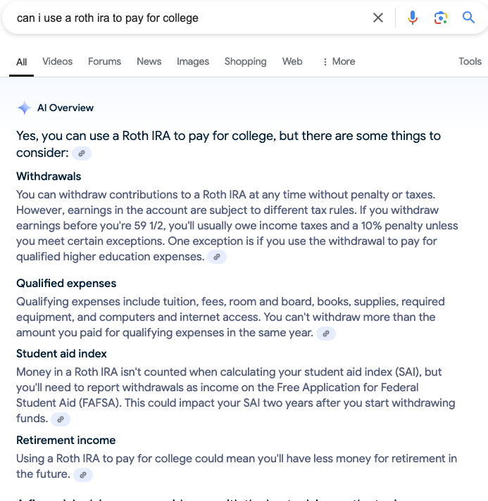 Can I use a Roth IRA to pay for college Can I Use A Roth IRA To Pay For College?