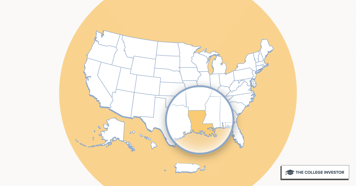 CollegeInvestor_1200x627_Infographic_ 50 + 2 Individual State Call Outs_Louisiana Louisiana 529 plan rules