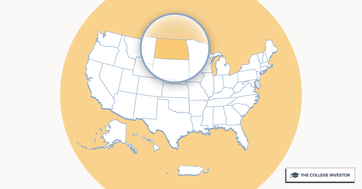 CollegeInvestor_1200x627_Infographic_ 50 + 2 Individual State Call Outs_North Dakota North Dakota 529 Plan