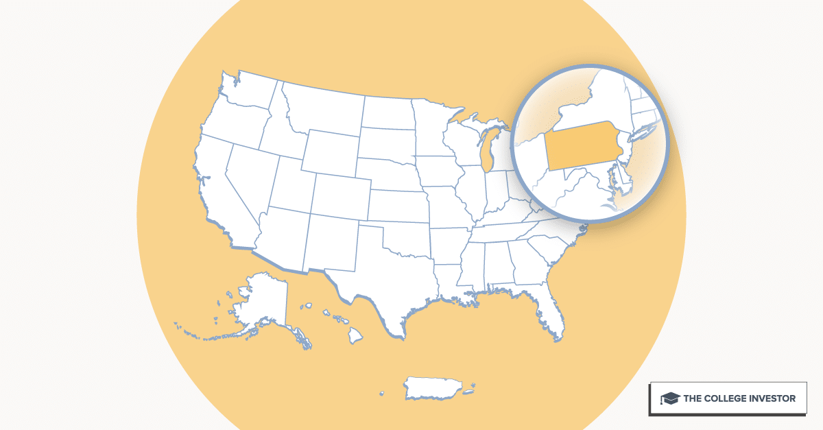 CollegeInvestor_1200x627_Infographic_ 50 + 2 Individual State Call Outs_Pennsylvania Pennsylvania 529 Plan Rules