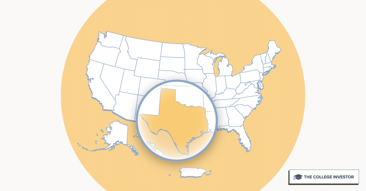 CollegeInvestor_1200x627_Infographic_ 50 + 2 Individual State Call Outs_Texas Texas 529 Plan Rules