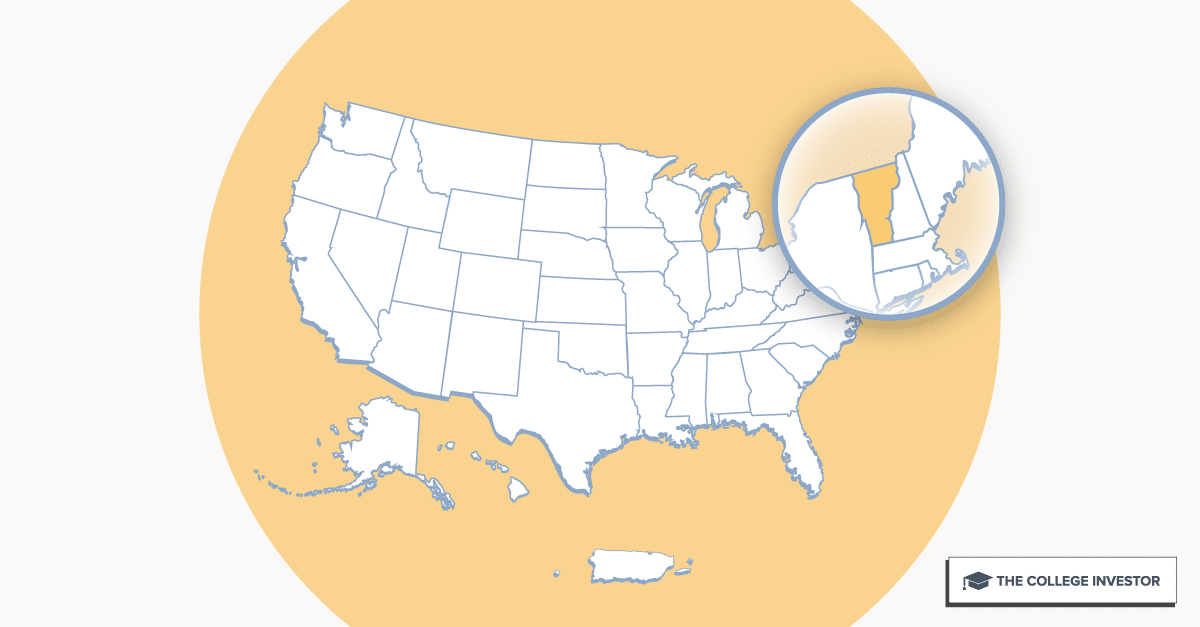 CollegeInvestor_1200x627_Infographic_ 50 + 2 Individual State Call Outs_Vermont Vermont 529 Plan Rules