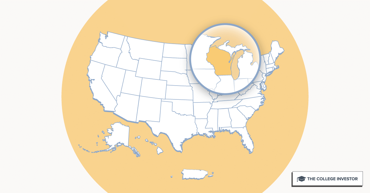 CollegeInvestor_1200x627_Infographic_ 50 + 2 Individual State Call Outs_Wisconsin Wisconsin 529 Plan Rules