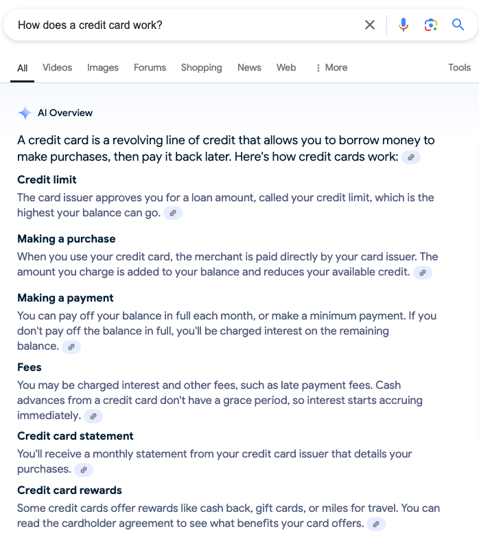 Credit Card Work - Missing Info How Does A Credit Card Work?
