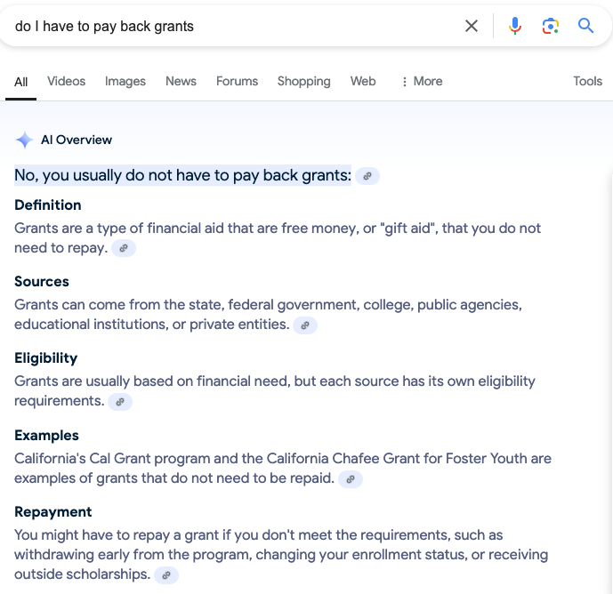 Do you have to pay back grants Do You Have To Pay Back Grants?