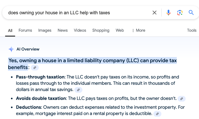 Does Owning Your House IN An LLC Does Owning Your House In An LLC Help With Taxes?