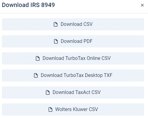 Download TaxAct CSV Screenshot Download the Specific TaxAct csv