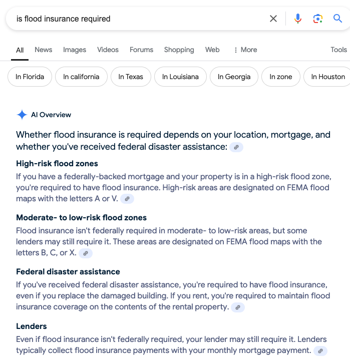 Flood Insurance Required Is Flood Insurance Required?