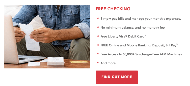 Liberty Savings Bank Free Checking Account Liberty Savings Bank Free Checking Account | Source: The College Investor
