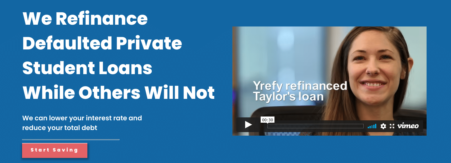 Yrefy student loan refinancing Yrefy student loan refinancing | Source: The College Investor