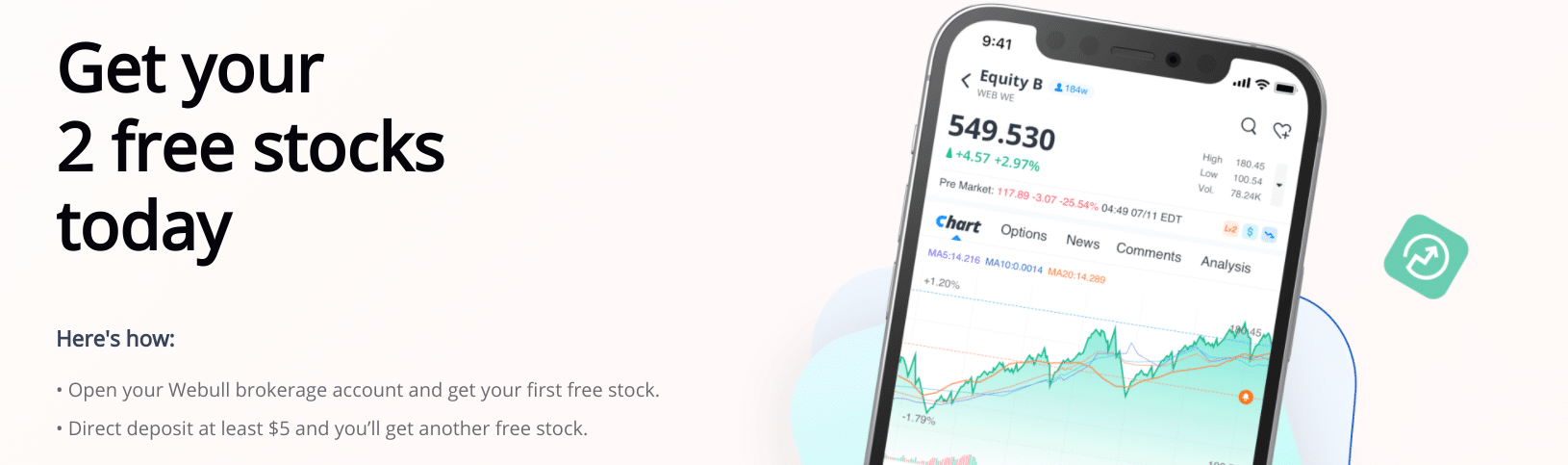 Webull free stocks Webull free stocks | Source: The College Investor