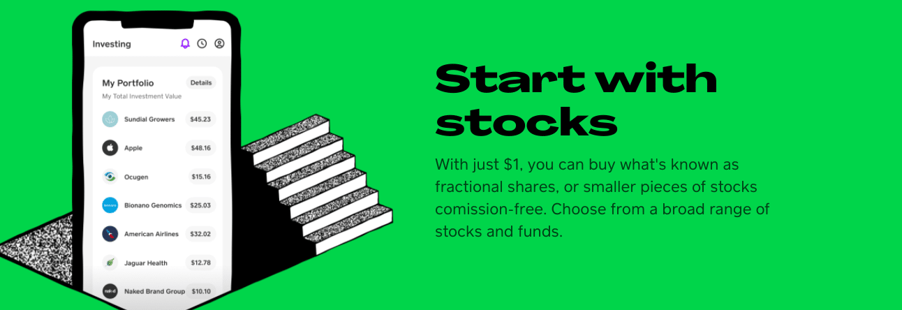Cash App stock investing Cash App review: stock investing | Source: The College Investor