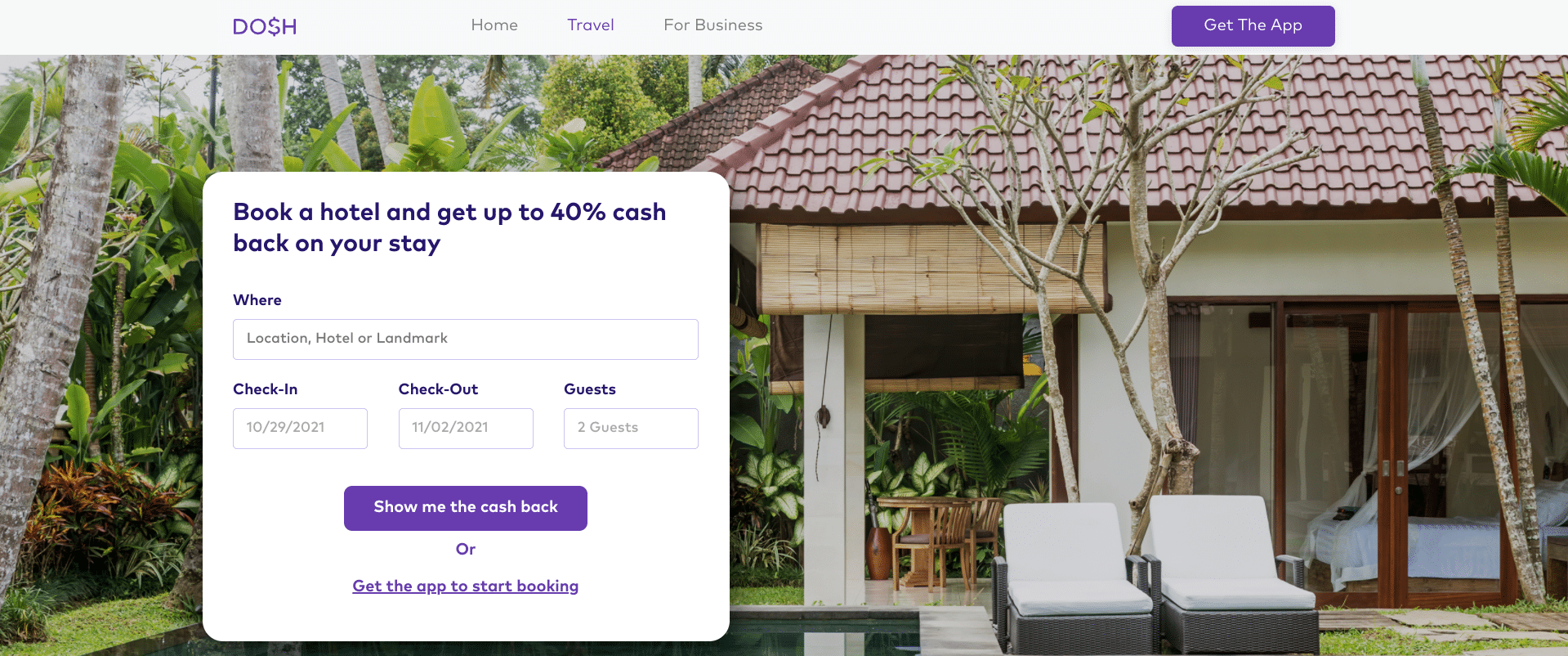 Dosh travel portal Dosh travel portal