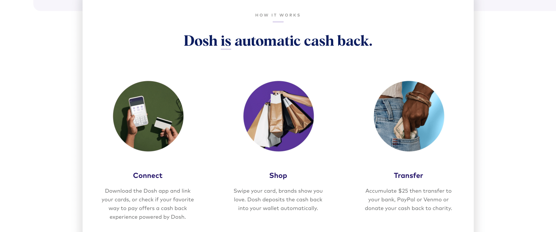 Dosh automatic cash back Dosh automatic cash back