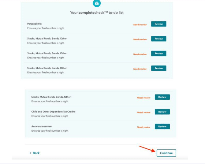 TurboTax Overview Screenshot of TurboTax Overview Workaround