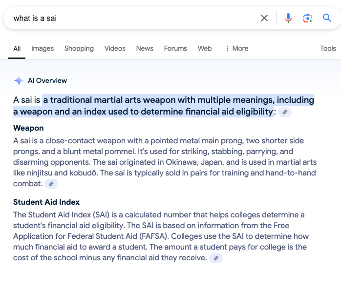 What is an SAI? What Is An SAI?