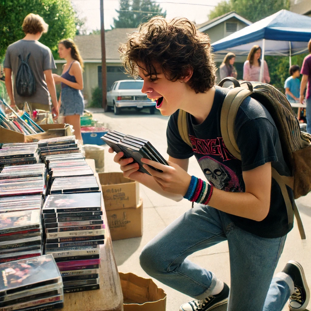 teenager at a garage sale Teenager at a garage sale | Source: DALL-E